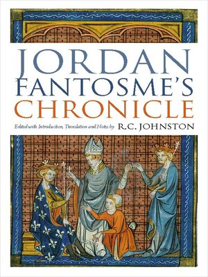 cover image of Jordan Fantosme's Chronicle